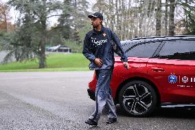 Arrival of French national team players - Clairefontaine