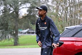 Arrival of French national team players - Clairefontaine