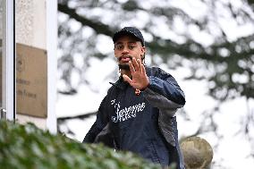 Arrival of French national team players - Clairefontaine