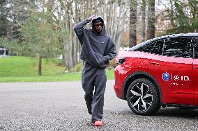 Arrival of French national team players - Clairefontaine
