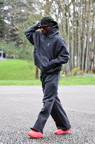 Arrival of French national team players - Clairefontaine