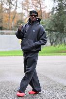 Arrival of French national team players - Clairefontaine