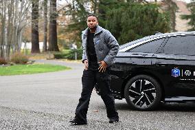 Arrival of French national team players - Clairefontaine