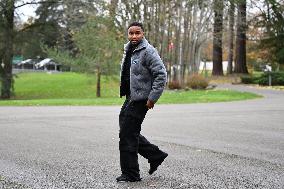 Arrival of French national team players - Clairefontaine