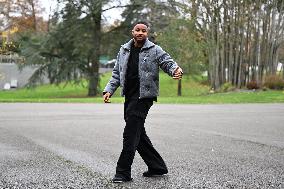 Arrival of French national team players - Clairefontaine