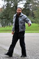 Arrival of French national team players - Clairefontaine