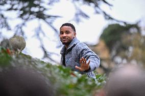 Arrival of French national team players - Clairefontaine