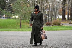 Arrival of French national team players - Clairefontaine