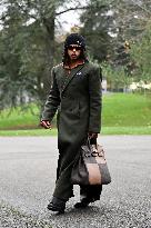 Arrival of French national team players - Clairefontaine