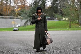 Arrival of French national team players - Clairefontaine