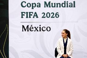 Mexico’s President Sheinbaum Pardo presents 2026 FIFA World Cup - Mexico