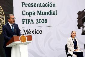Mexico’s President Sheinbaum Pardo presents 2026 FIFA World Cup - Mexico