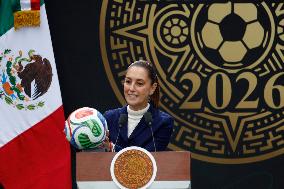 Mexico’s President Sheinbaum Pardo presents 2026 FIFA World Cup - Mexico