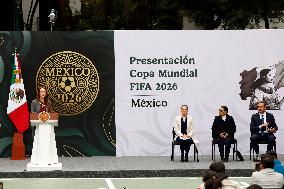 Mexico’s President Sheinbaum Pardo presents 2026 FIFA World Cup - Mexico