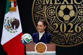 Mexico’s President Sheinbaum Pardo presents 2026 FIFA World Cup - Mexico