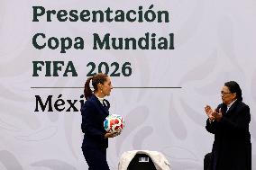 Mexico’s President Sheinbaum Pardo presents 2026 FIFA World Cup - Mexico