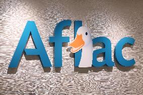 Aflac Life Insurance sign and logo