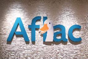 Aflac Life Insurance sign and logo