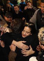 Rosalía and David Broncano on the program La Revuelta - Madrid