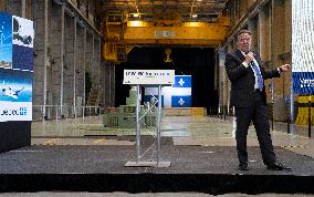 Quebec PM Francois Legault unveils economic vision in Beauharnois - Quebec