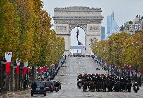 Commemoration of the 107th anniversary of the 11 November 1918 -  Paris