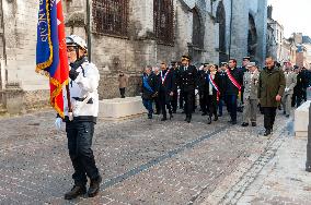 Commemoration of the 107th anniversary of the 11 November 1918 -  Troyes