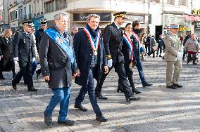 Commemoration of the 107th anniversary of the 11 November 1918 -  Troyes