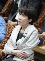 Japan PM Takaichi in parliament