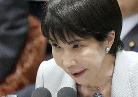 Japan PM Takaichi in parliament