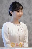 Princess Kako at craft exhibition