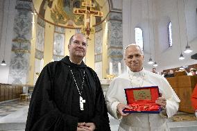 The Pope Leads Mass at the Church of Sant Anselmo - Rome