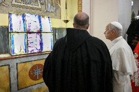The Pope Leads Mass at the Church of Sant Anselmo - Rome