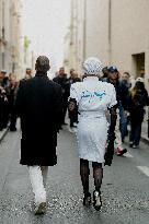 PFW - Mugler Street Style