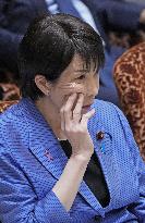 Japan PM Takaichi in parliament