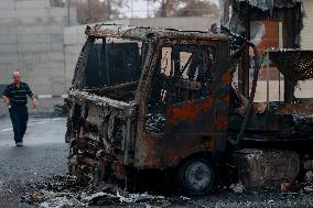 Settlers Attack Tulkarm Village - Palestine