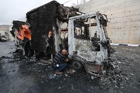 Settlers Attack Tulkarm Village - Palestine