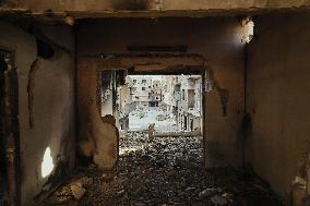 Life Returns to Damascus District - Syria