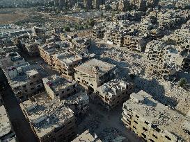 Life Returns to Damascus District - Syria