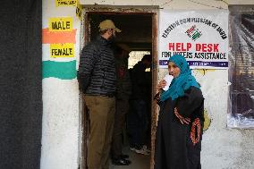 Polling Conducted for Budgam Assembly - Kashmir