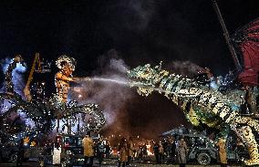 Odyssey of The Varan by The Nantes-Based Company La Machine - Calais