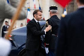 Commemoration Ceremony For The 107Th Anniversary Of The 1918 Armistice - Paris