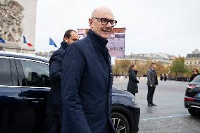 Commemoration Ceremony For The 107Th Anniversary Of The 1918 Armistice - Paris