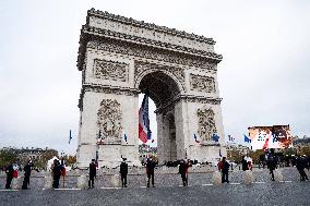 Commemoration Ceremony For The 107Th Anniversary Of The 1918 Armistice - Paris