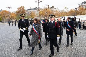 Commemoration Ceremony For The 107Th Anniversary Of The 1918 Armistice - Paris