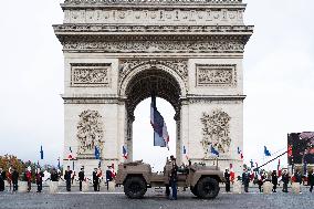 Commemoration Ceremony For The 107Th Anniversary Of The 1918 Armistice - Paris