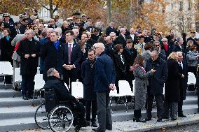 Commemoration Ceremony For The 107Th Anniversary Of The 1918 Armistice - Paris