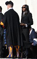 Naomi Campbell Meets Pope Leo XIV - Vatican