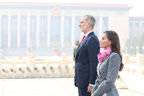 Second Day Of The King And Queen's State Trip To China