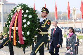 Second Day Of The King And Queen's State Trip To China
