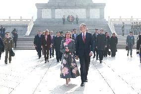 Second Day Of The King And Queen's State Trip To China